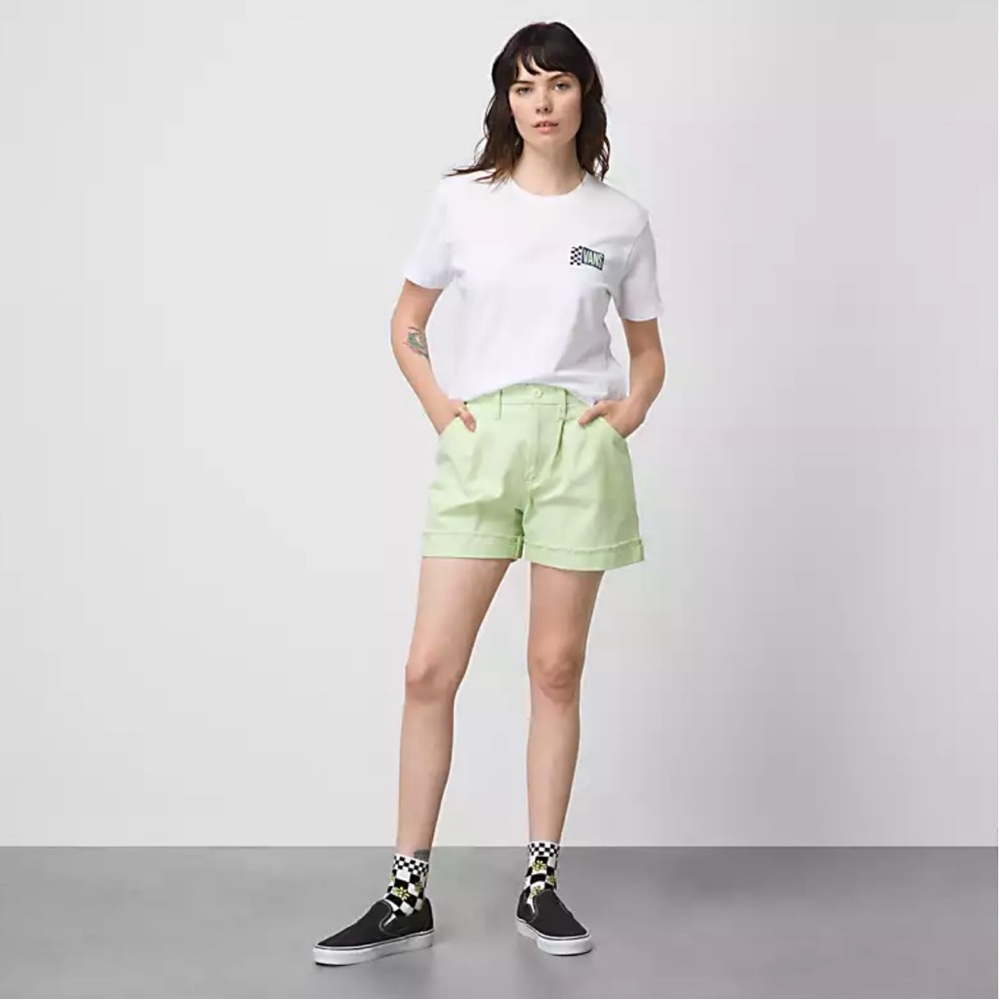 Vans Barnes Canvas Short, Sizes: 24, 25, 26 - Picture 1 of 10